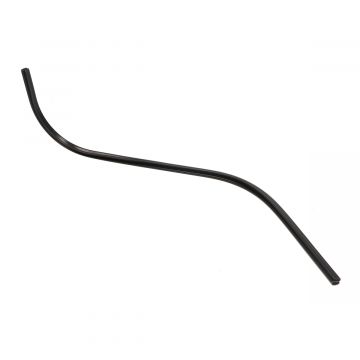 Beenschild sierstrip Vespa LX/LXV/S 50-125-150 links zwart