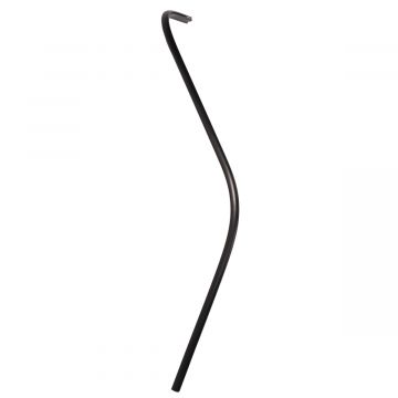 Beenschild sierstrip Vespa LX/LXV/S 50-125-150 rechts zwart
