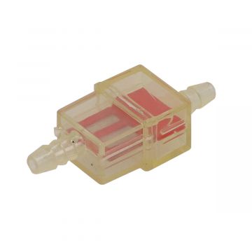 Benzinefilter universeel 6mm vierkant