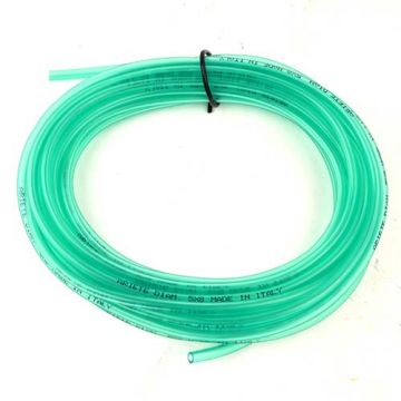 Benzineslang  5x8mm PVC transparant groen 10 meter Ariete