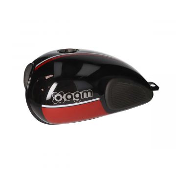 Benzinetank Agm caferacer zwart/rood