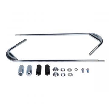 Bevestigingsset windscherm hoog Vespa LX/S chroom origineel 602871m