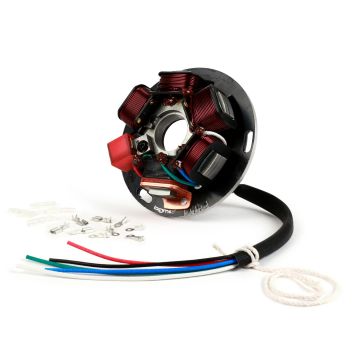Ontsteking BGM PRO grondplaat ontsteking HP V2.5 siliconen voor ombouw naar elektronische ontsteking Vespa Sprint 150 (VLB1T),TS125 (VNL3T),GT125 (VNL2T),GTR125 (VNL2T),Super,GL150 (VLA1T),VNA,VNB,VBA,VBB