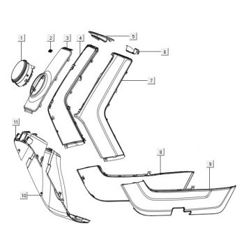 Kappen - Beplating voorzijde Niu NQI Cargo