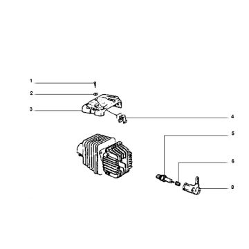 Bougie - Cilinderkoelkap Piaggio Ciao
