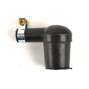 Bougiedop rubber siliconen 2-takt zwart