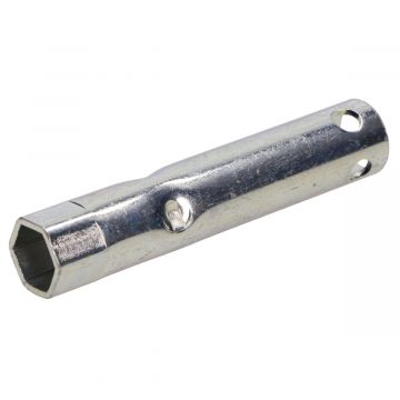 Bougiesleutel universeel lengte 11,5cm 16mm sleutelmaat (voor C type NGK bougie) lang model Buzetti