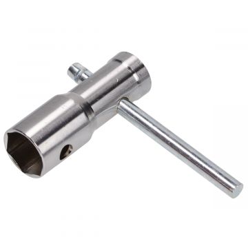 Bougiesleutel universeel duo universeel Piaggio 50 4-takt 2V  18mm 1 kant/21mm 1 kant sleutelmaat 2/4-takt (voor B en D type NGK bougie) Toolz