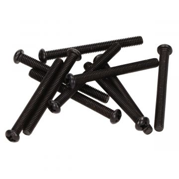 Bout kruis bolkop M4x40 zwart 10 stuks
