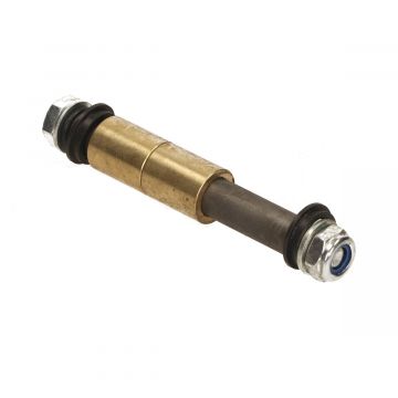 Boutset motorblok + bus (compleet) inclusief moeren en bussen voor motorophanging -DMP- voor Piaggio Ciao/SI/Gilera Citta - 12cm