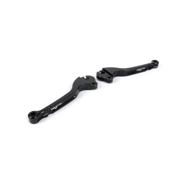 Remhendel met koppelingshendel (set) BGM PRO CNC trommelrem Vespa Largeframe 1957-1998 PX,T5,Sprint,Rally,GT,GTR,TS,VNA,VNB,VBB,VBA,GS,SS180,Smallframe 1963 1989 V50,50N,V90,PV125,ET3,PK S,PK XL1 Zwart ABE