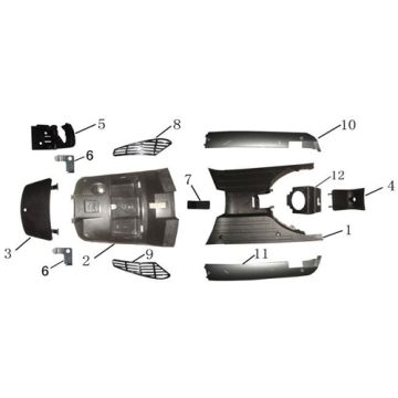 Beenschild - Treeplank - Zijskirts BTC Bellagio (12 inch) 21