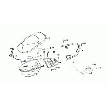 Buddyseat Helmbak Drager Sym Allo Euro4