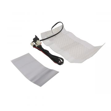 Buddyseat verwarming 12 volt universeel compleet met relais en schakelaar (montage onder buddyseathoes)