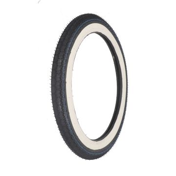 Buitenband 2.25-16 Kenda K252 4P white wall TT 31L