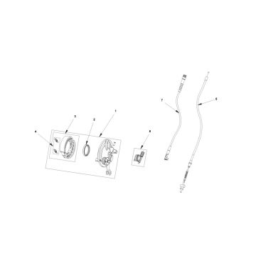 Remschoenen - Tellerkabel - Telleraandrijver- Remkabel  Bye-Bike