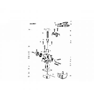 Carburateur Bing 15MM Zundapp GTS 50 529-026, 028, 029