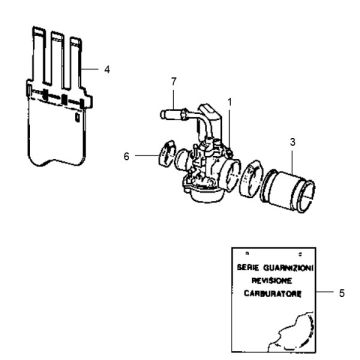 Carburateur Gilera Runner 50 2-takt LC 1998-2005