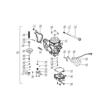 Carburateur Kymco MXU 400