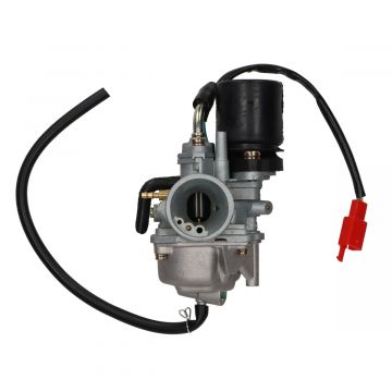 Carburateur + elektrische choke 17.5mm (model Keihin) Minarelli horizontaal/TGB/Keeway/Ludix/CPI