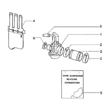 Carburateur Gilera Runner FXR 180 2-takt LC