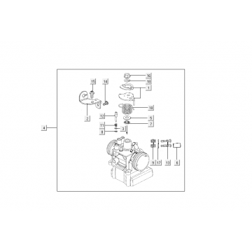 Carburateur Kymco Agility Delivery 4-takt Euro 4 wit