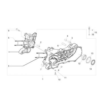 Carter Piaggio Zip 2000 2-takt AC