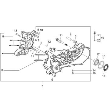 Carter Piaggio Fly 50 2-takt AC