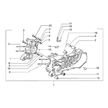 Carter Gilera Runner FXR 180 2-takt LC