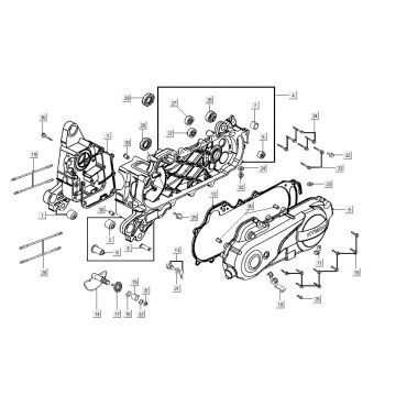Carter Kymco Agility FR 12" 4-takt Euro 4 groen