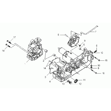 Carter - Startmotor Sym VS 125 Euro 3