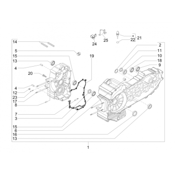 Carter Piaggio Beverly 500 Euro 3 2007-2012