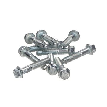 Carterbouten/flensbouten M6x30mm 10 stuks blank Piaggio/Vespa 50cc 4-takt 2V/3V/4V/125-150-180-200-250-300-400-500-750-900-1000-1100-1200cc 4-takt DMP