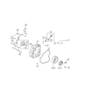 Carterdeksel Kymco MXU 150