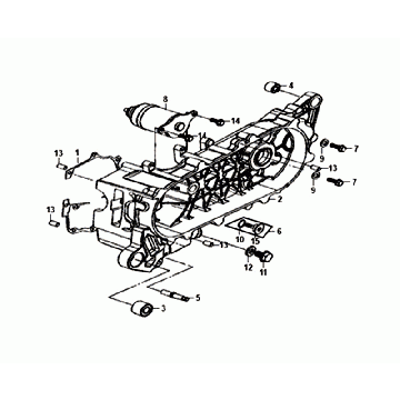 Carter - Startmotor Sym Orbit III Black