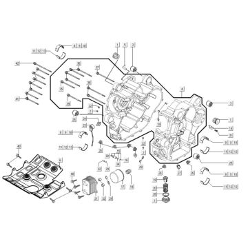 Carter - Oliefilter Kymco Myroad 700i 4-takt LC 2012-2016