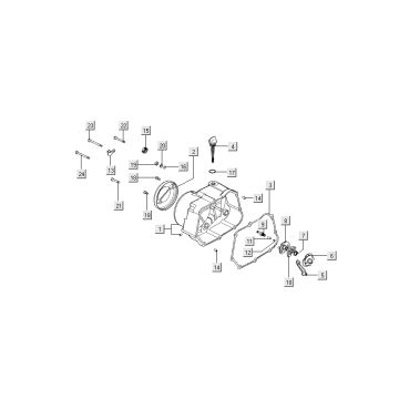 Carter - Peilstok - Oliefilter Kymco Nexxon 50 4-takt AC donkergrijs