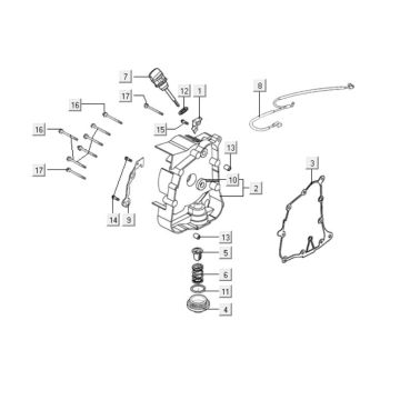 Carter - Peilstok - Oliefilter Kymco People One 125i 4-takt AC