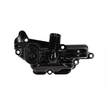 Carterpan afdekking klein glanszwart Piaggio/Vespa 50cc 4-takt 2V-3V-4V all