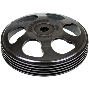 Koppelingshuis Malossi MHR- Piaggio/Gilera 50-100 cc (2-takt/4-takt)/Peugeot 50/Kymco 50/SYM 50/GY6 (4-takt) 50 diameter =107mm - zwart 7714147