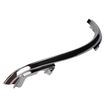 Chromen strip op beenschild links / Veterano