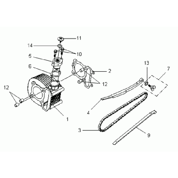 Cilinder Sym VS 125 Euro 3