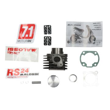 Cilinder Malossi 70 cc Sport- Minarelli AC horizontaal SR 50/Rally/Gulliver/Sonic/Scarabeo/Ovetto/Flipper/Evolis/Fizz/Mach G/F10/F 12/F 15/Yesterday/Neos/Jog R 317002
