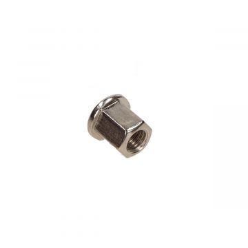 Cilinderkopmoer-cilindertapeindmoer-flensmoer M7- hoogte 10mm origineel kwaliteit Minarelli/Derbi Senda/Tomos
