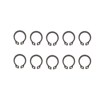 Circlip/seeerring/borgveer uitwendig 14mm-inwendig 12,9mm 10 stuks
