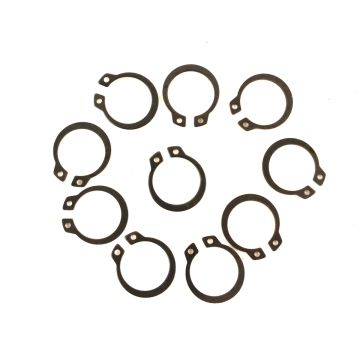 Circlip/seeerring/borgveer uitwendig 16mm-inwendig 14,7mm 10 stuks