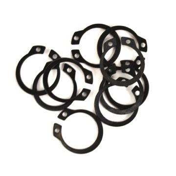 Circlip/seeerring/borgveer uitwendig 19mm-inwendig 17,5mm 10 stuks