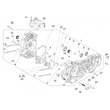 Carter Vespa GTS 125 IE ABS Euro 5 2021