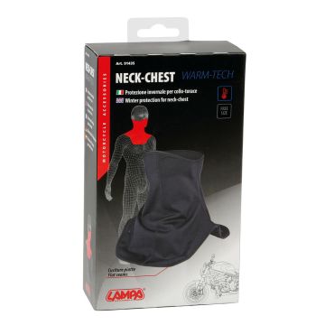 Col soft polyester nek / hals zwart Lampa