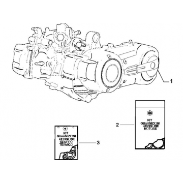 Motorblok compleet Piaggio Beverly 500 Euro 3 2007-2012